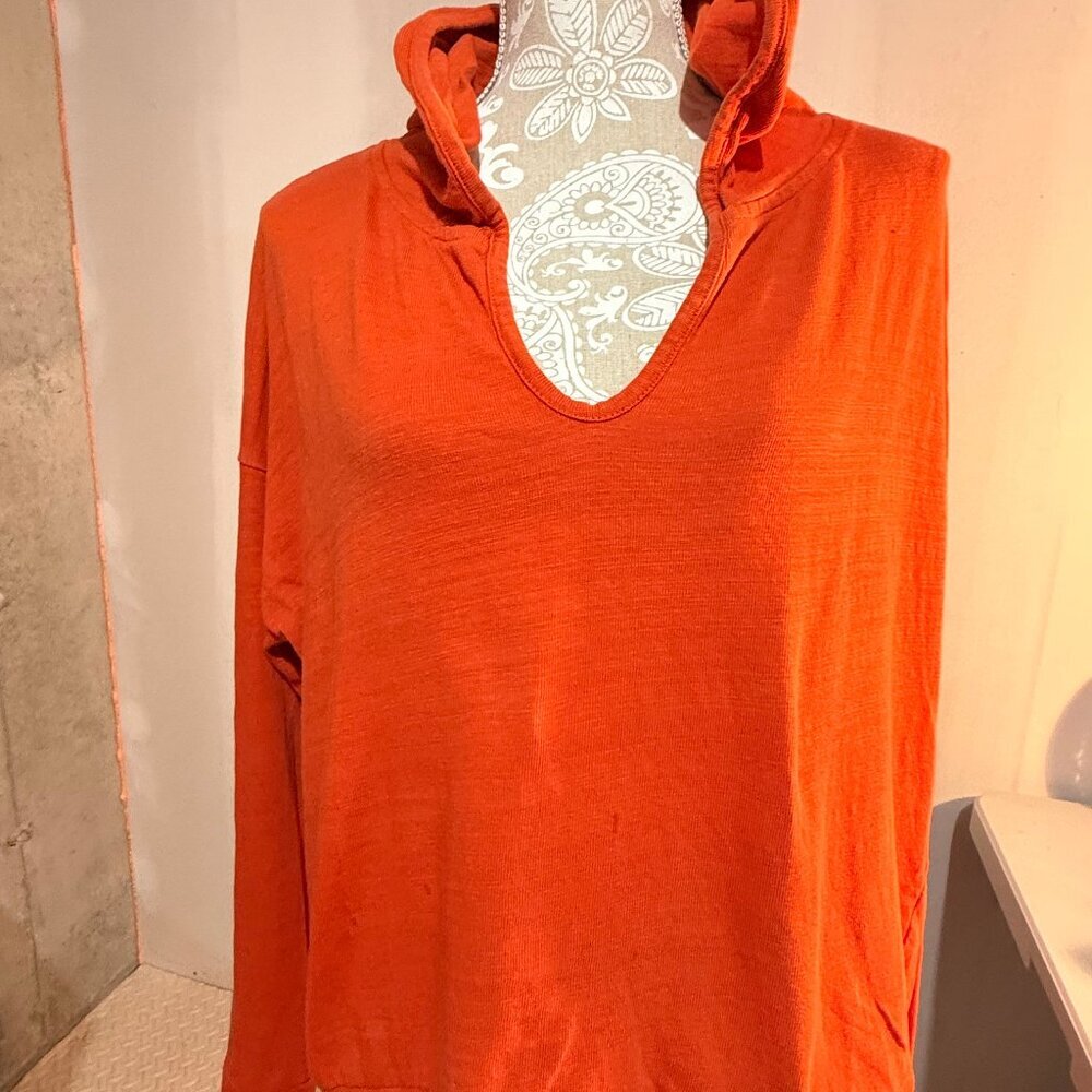 Loft XL Orange VNeck Pullover